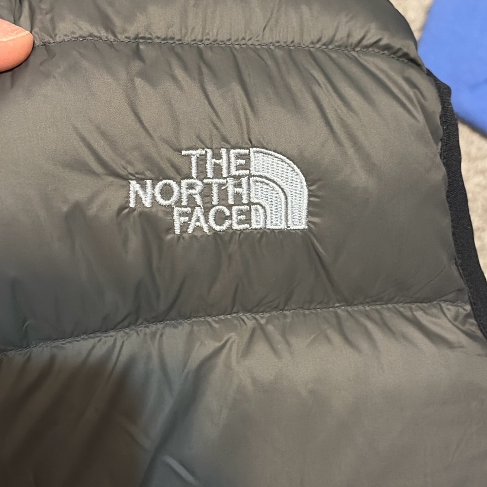 The North Face Gray Gore DryLoft Goose Down Hooded Men’s Puffer Vest Size M - Picture 5 of 5